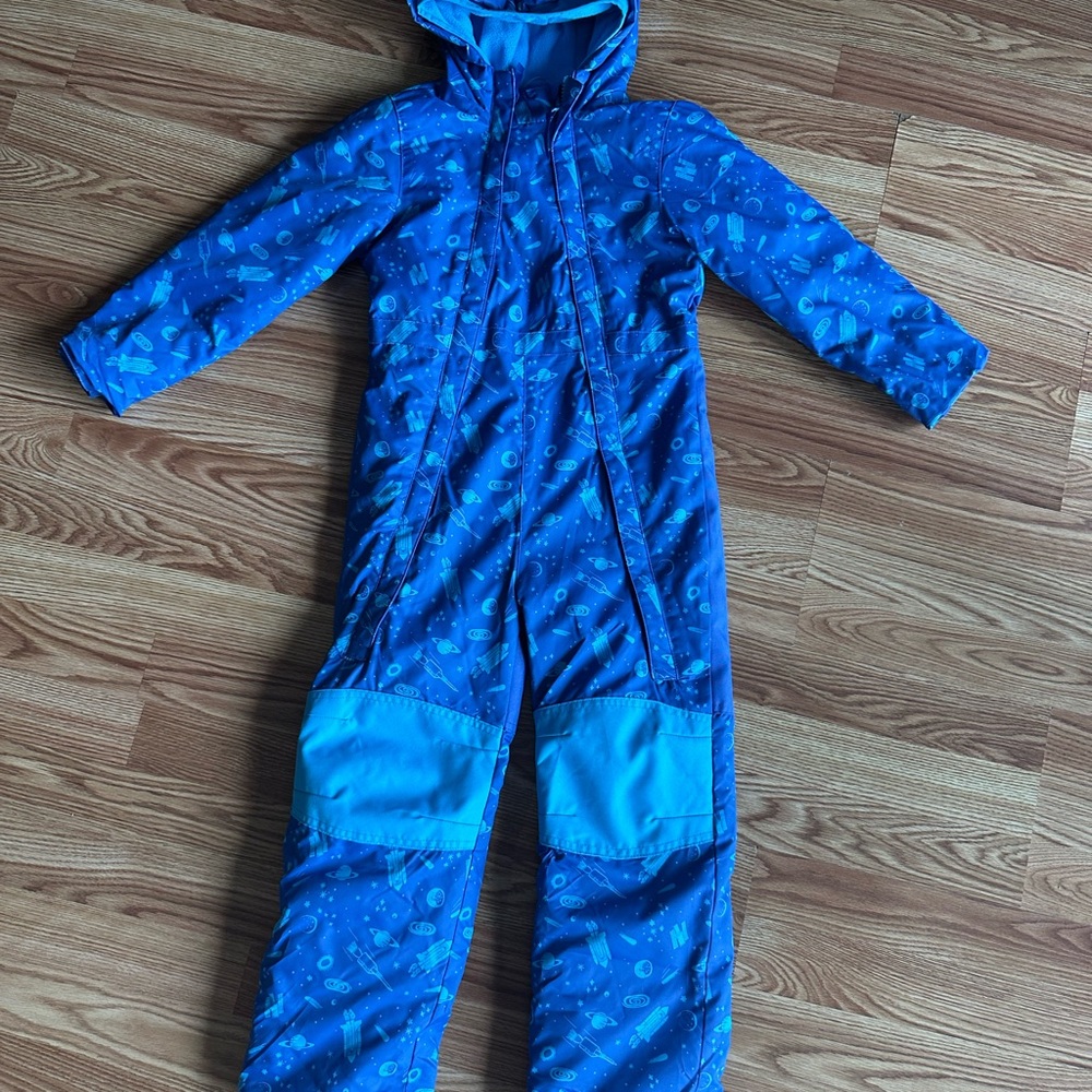 Cat & Jack Blue Snowsuit with Hood
